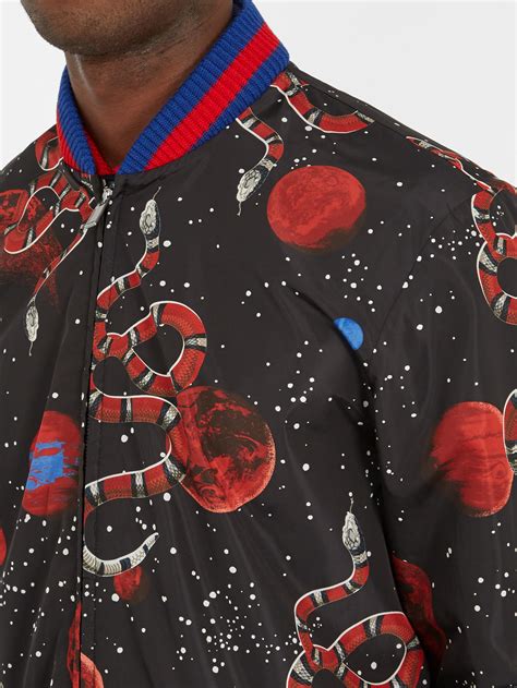 galaxy snake gucci jacket